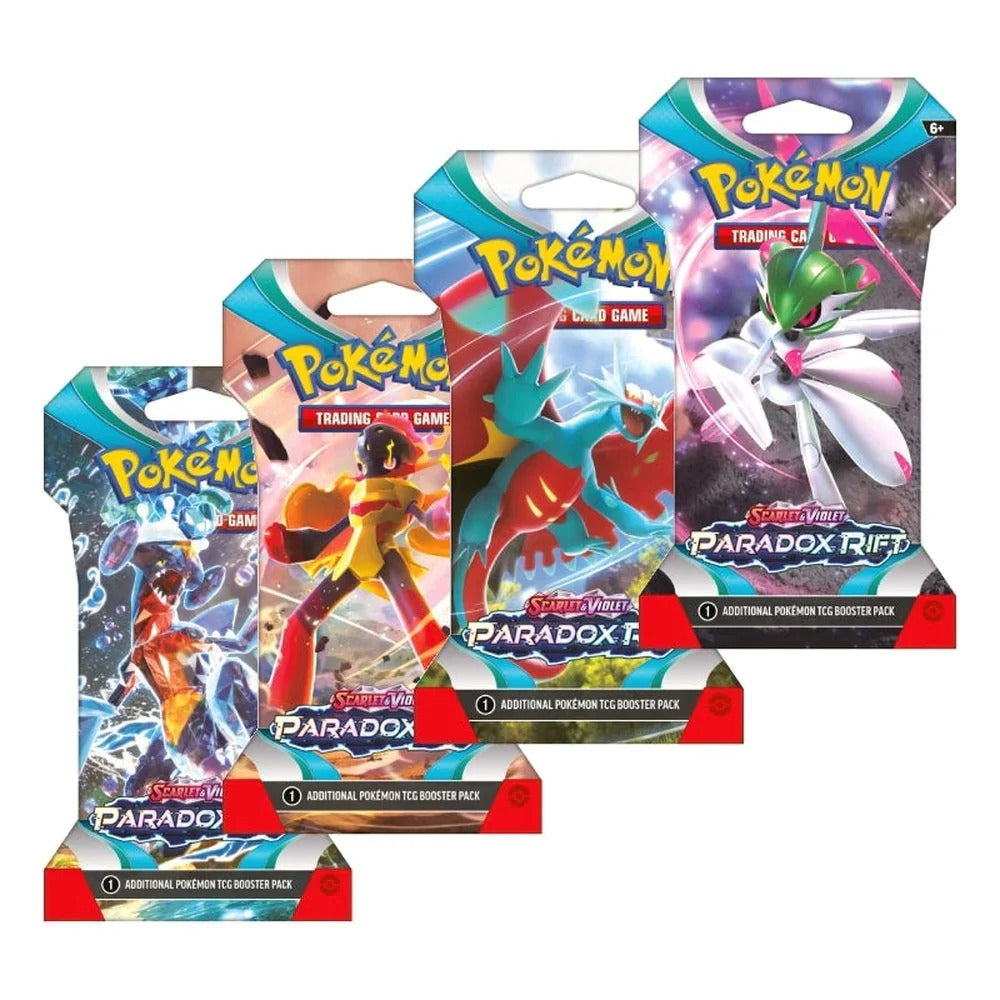 Scarlet & Violet: Paradox Rift Pokémon TCG Sleeved Booster Pack – front view