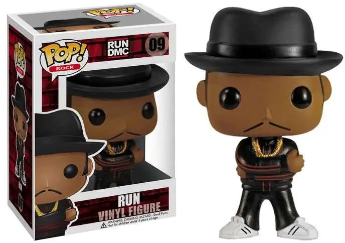 Funko Pop! Rocks: Run #09 Vinyl Figure - Run DMC Rev Run – front view