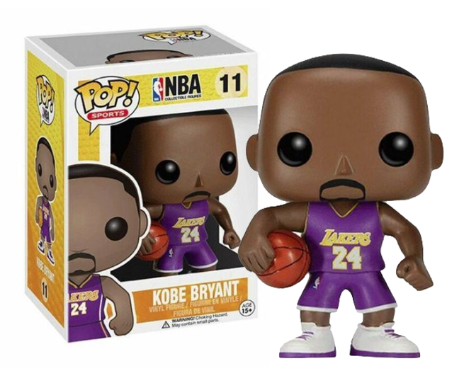 Funko Pop! NBA Kobe Bryant #11 Lakers Purple Jersey Figure – front view