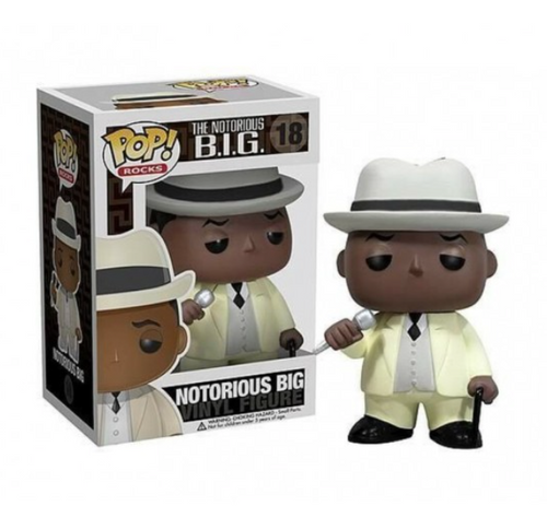 Funko Pop! Rocks: The Notorious B.I.G. #18 White Suit Vinyl Figure – front view