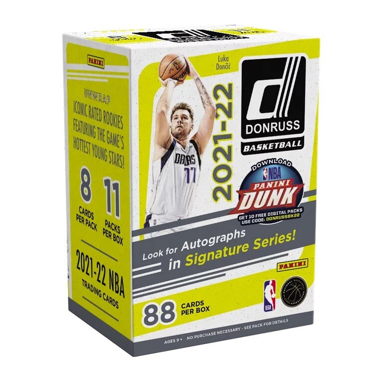 2021-22 Panini Donruss NBA Basketball Blaster Box Factory Sealed – front view