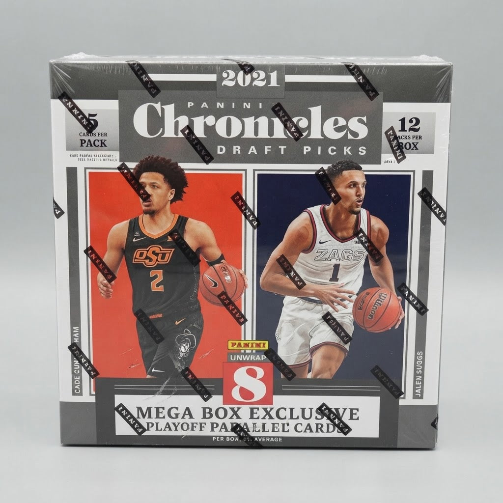 2021 Panini Chronicles Draft Picks Basketball Mega Box Sealed – front view