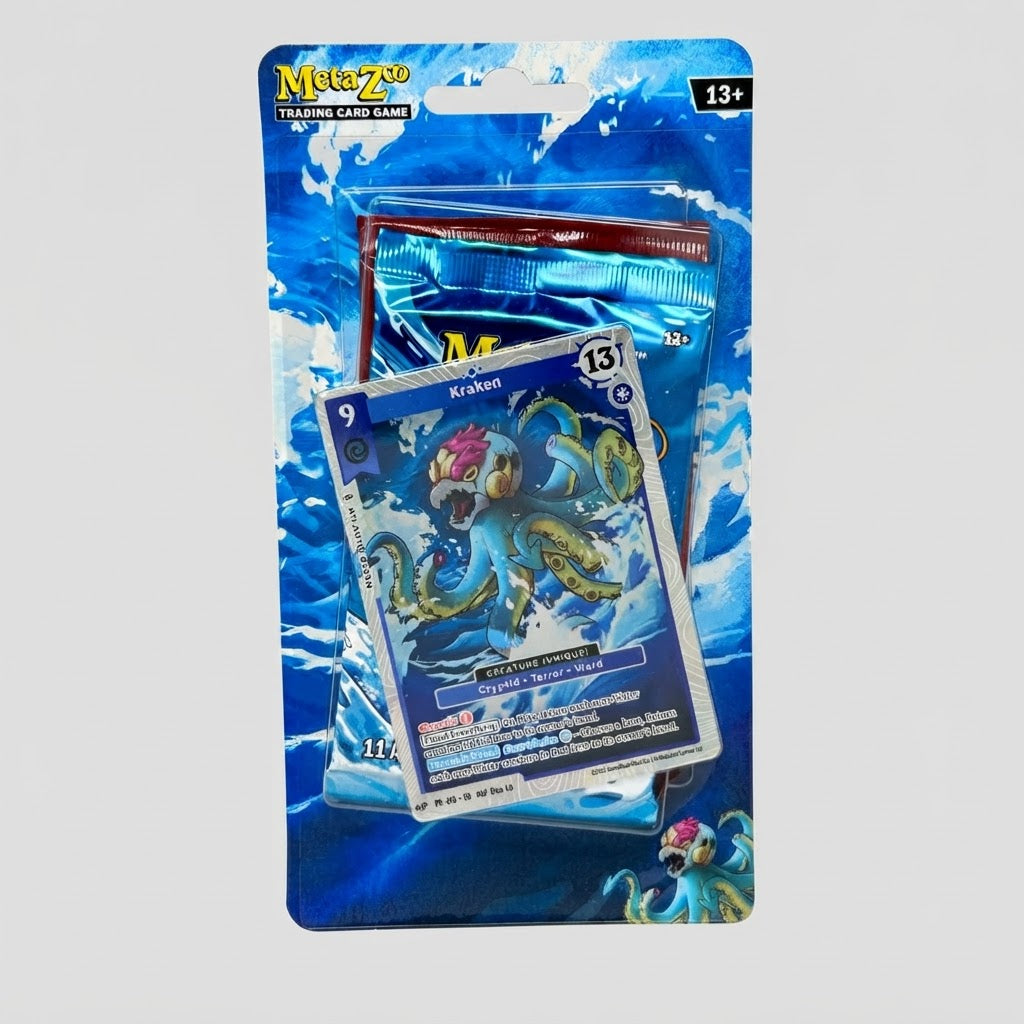 MetaZoo Kraken Checklane Blister Pack TCG – front view