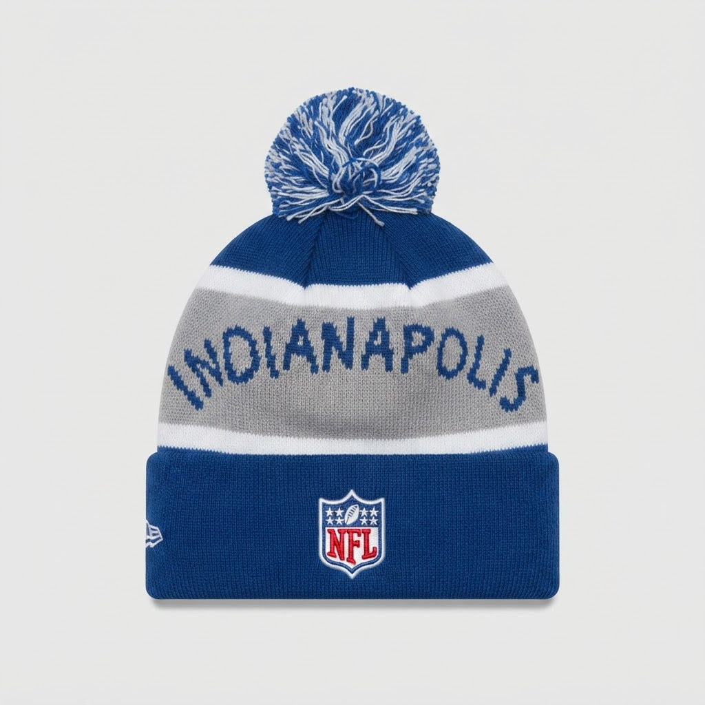 Indianapolis Colts New Era Knit Pom Beanie New With Tags – photo 2 of 2