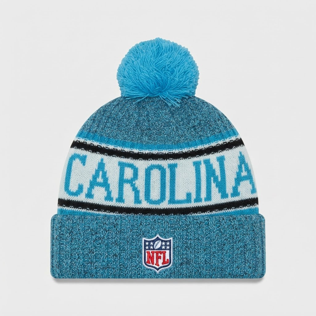 New Era Carolina Panthers NFL Pom Beanie - New with Tags – photo 2 of 2