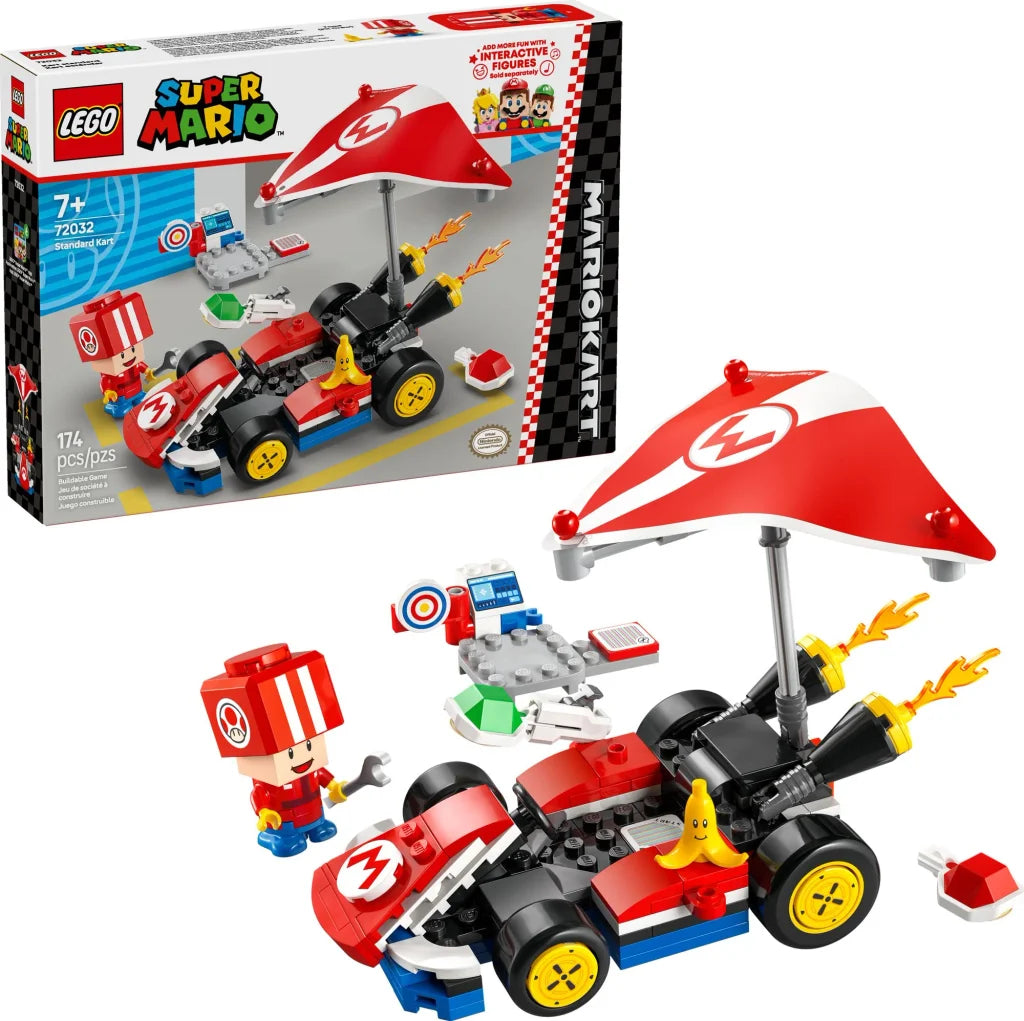 LEGO Super Mario Kart Standard Kart 72032 New Sealed Set – front view