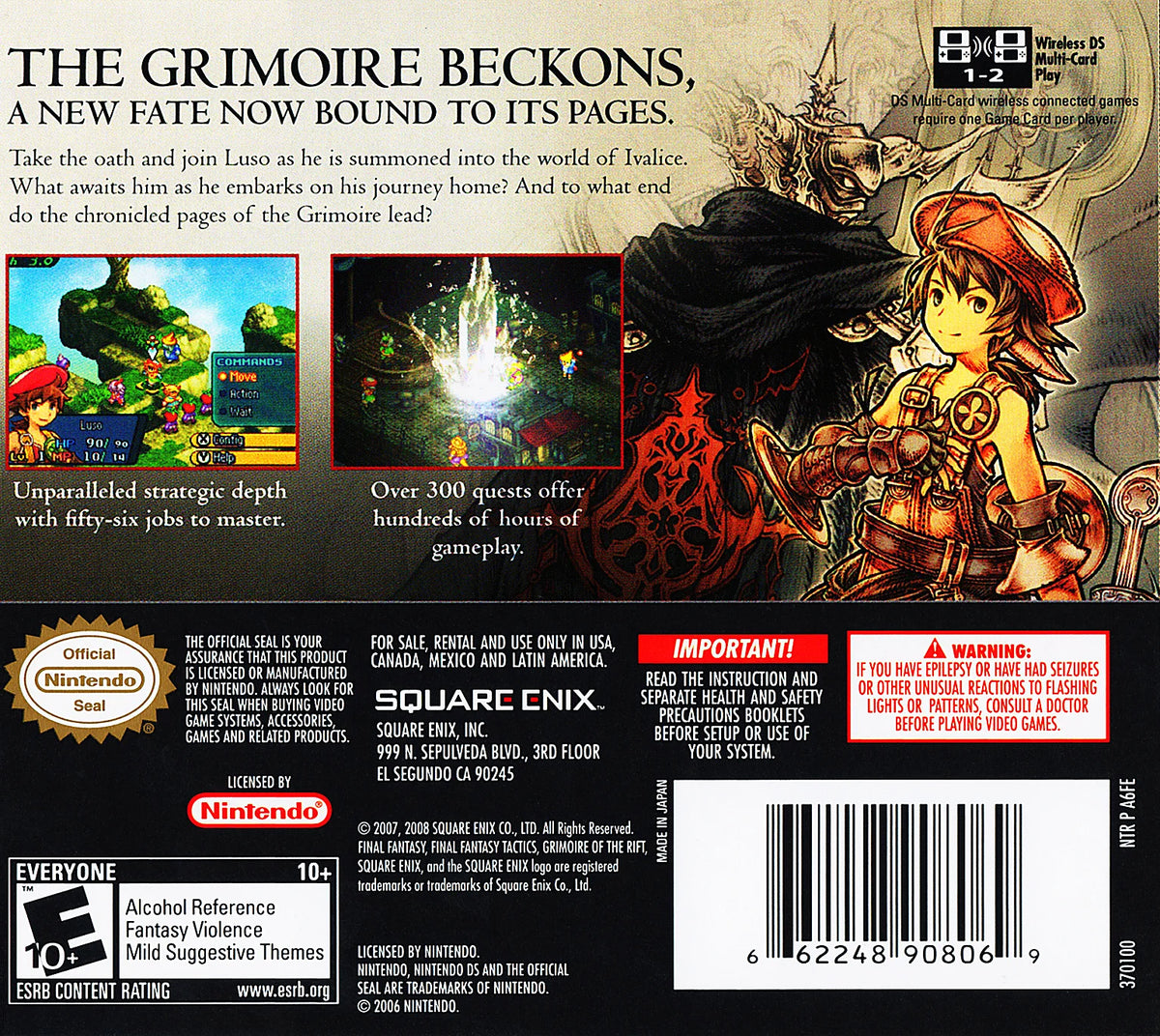 Final Fantasy Tactics A2: Grimoire of the Rift for Nintendo DS – photo 6 of 6