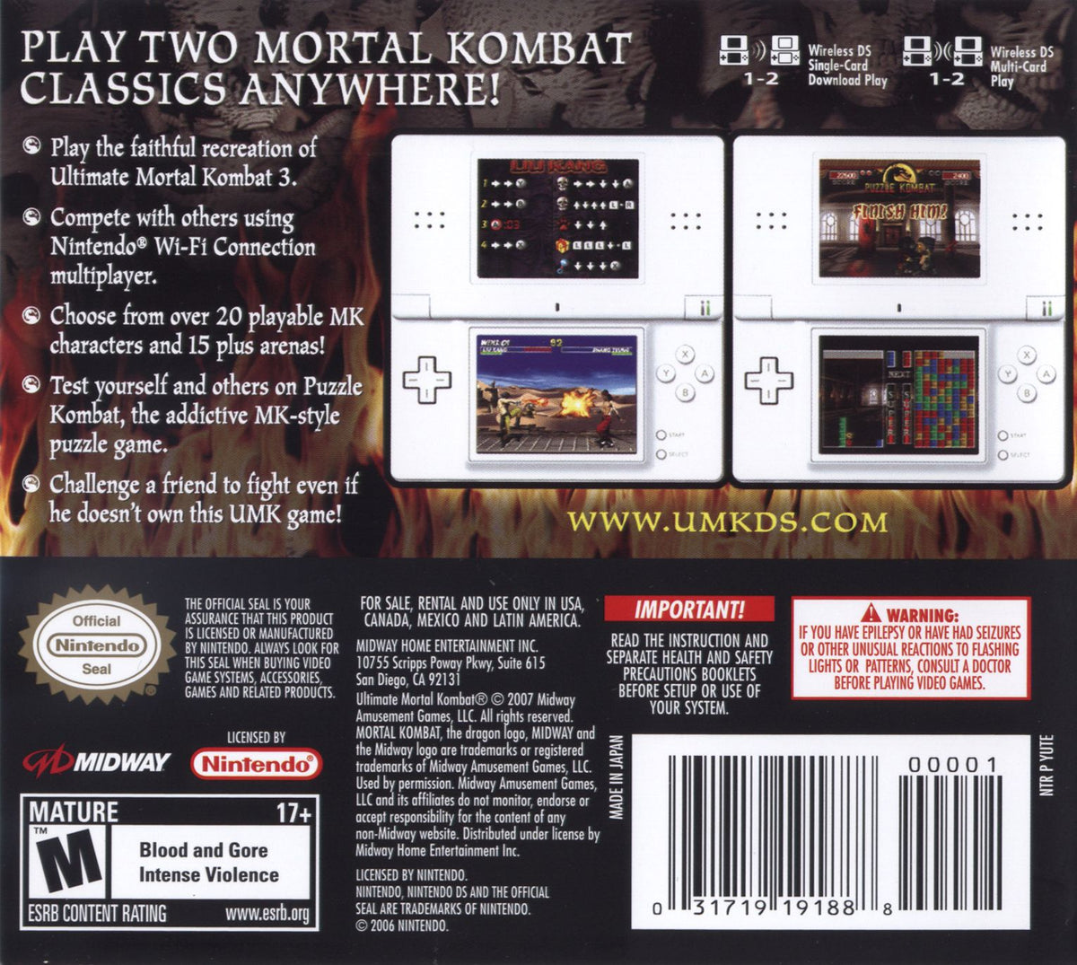 Ultimate Mortal Kombat for Nintendo DS – photo 4 of 4