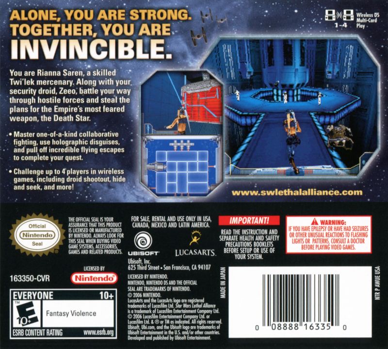Star Wars Lethal Alliance for Nintendo DS – photo 4 of 4
