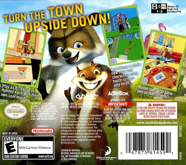 Over the Hedge for Nintendo DS - Complete in Box – photo 5 of 5