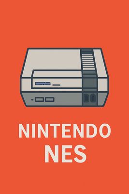 Classic 8-Bit NES Game Cartridges