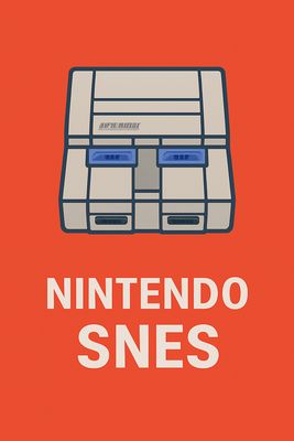 Super Nintendo (SNES) 16-Bit Game Cartridges