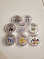 Silver Pokémon Collectible Metal Coins (1oz) – front view