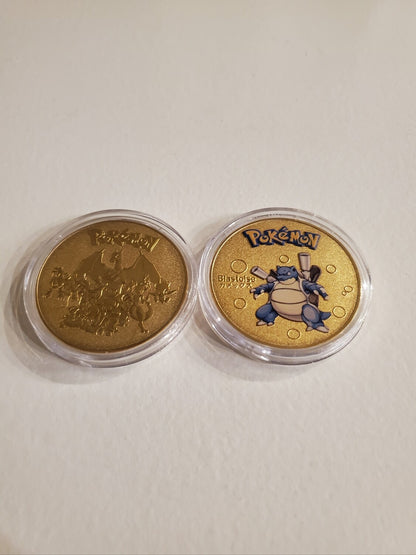 Gold Pokemon Metal Collectible Coins - 8-Piece Full Set – photo 5 of 9