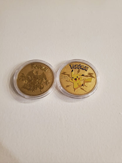 Gold Pokemon Metal Collectible Coins - 8-Piece Full Set – photo 2 of 9