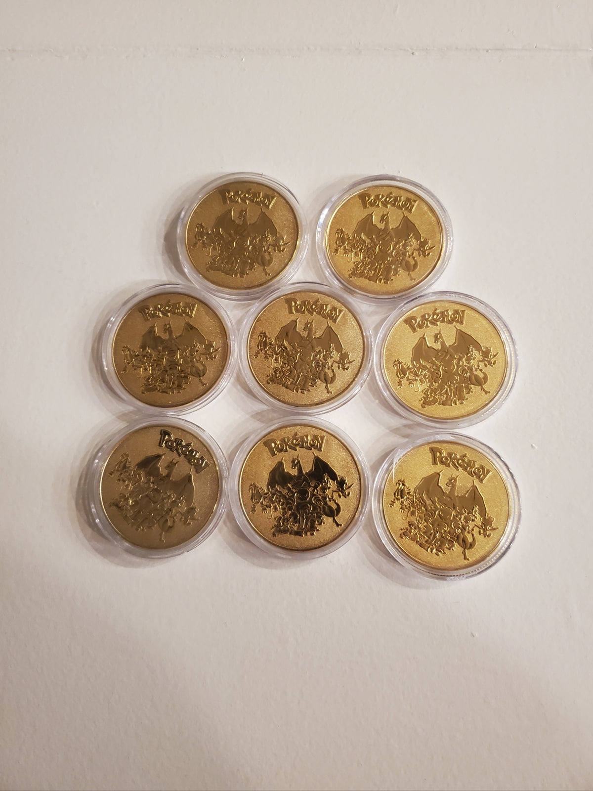 Gold Pokemon Metal Collectible Coins - 8-Piece Full Set – photo 9 of 9