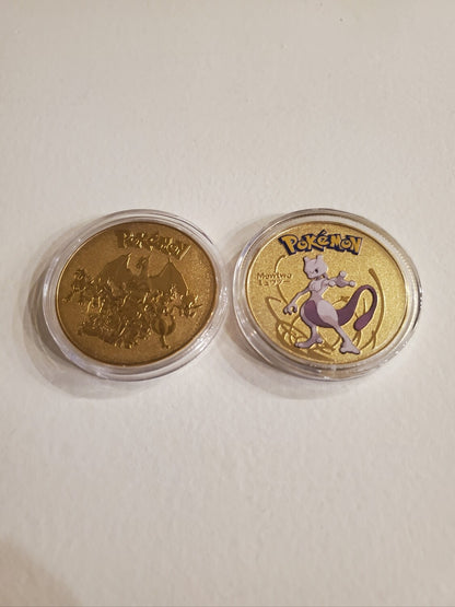 Gold Pokemon Metal Collectible Coins - 8-Piece Full Set – photo 6 of 9