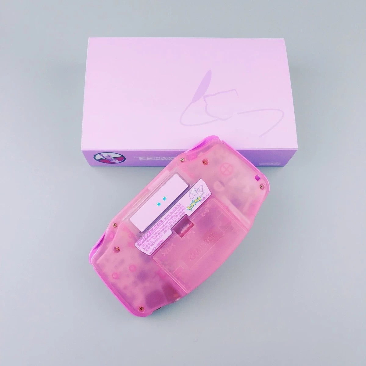 Mew Themed Gameboy Advance Console with Custom IPS Screen – photo 2 of 4