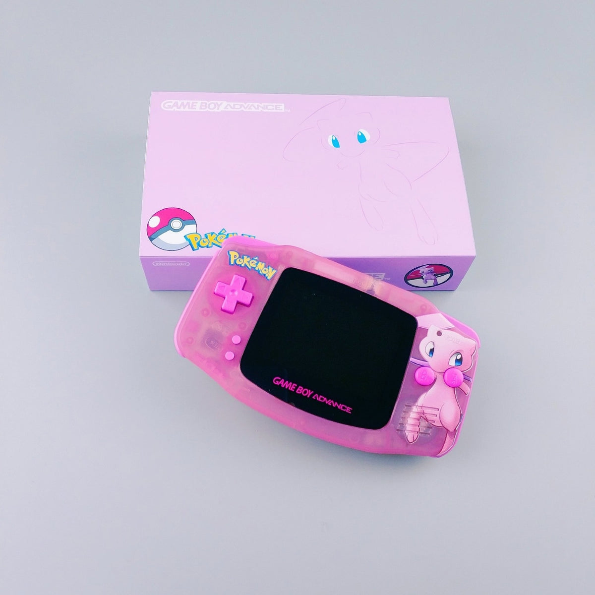 Mew Themed Gameboy Advance Console with Custom IPS Screen – photo 3 of 4