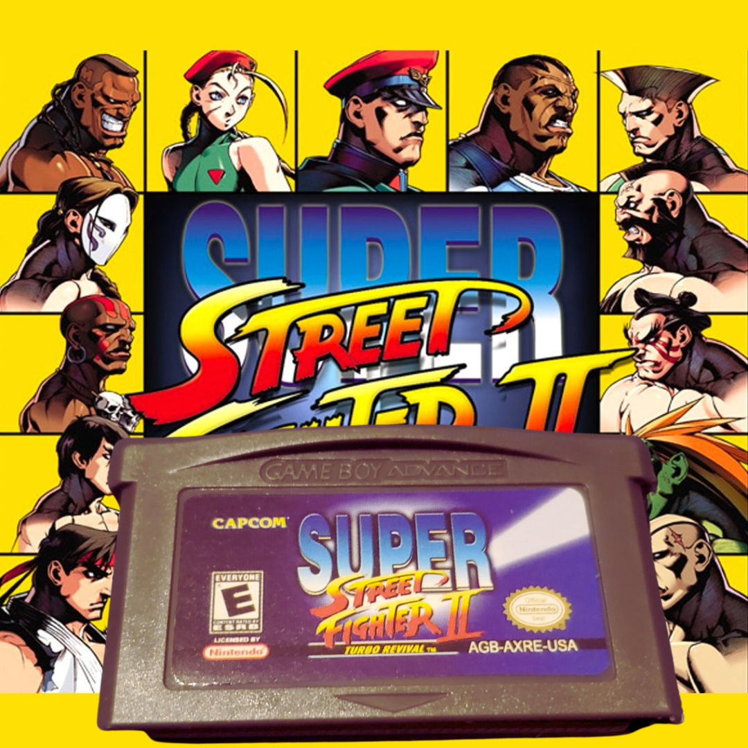 Super Street Fighter 2 Turbo Revival for Gameboy Advance – front view