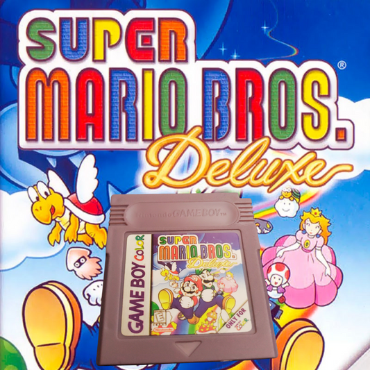 Super Mario Bros. Deluxe for Gameboy Color – front view