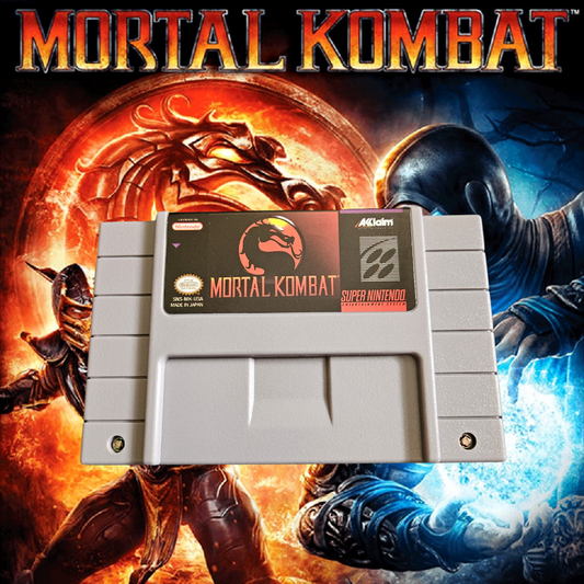 Mortal Kombat for SNES – front view