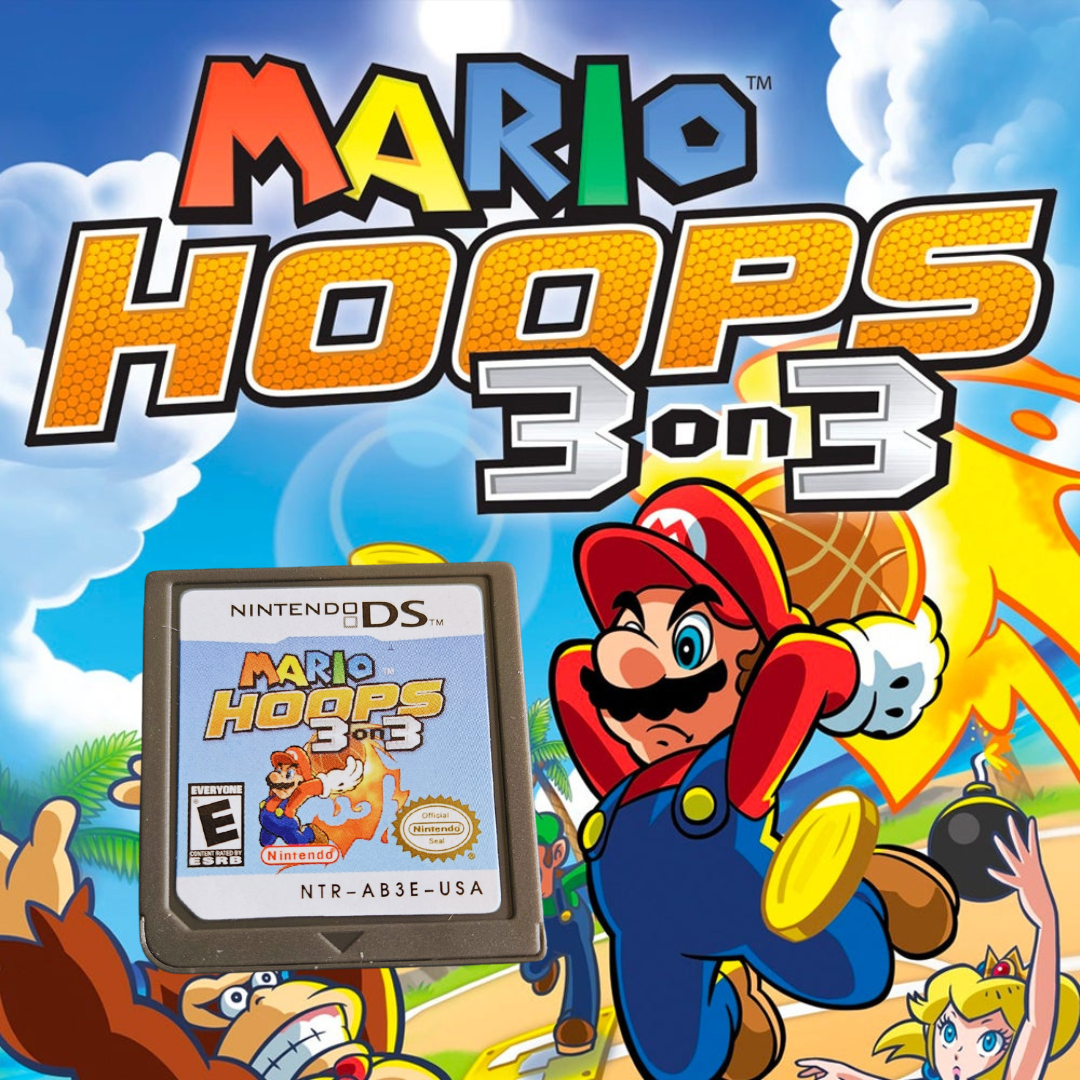 Mario Hoops 3on3 for Nintendo DS – front view