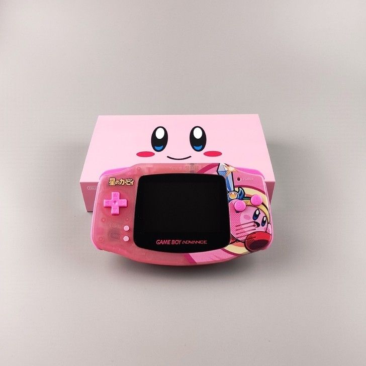 Kirby Edition Gameboy Advance Console with IPS Backlit Display – photo 2 of 7