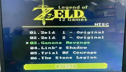 Zelda Super 12 in 1 NES Multi-Game Cartridge – photo 3 of 4