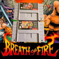 Breath of Fire I and II Bundle for Super Nintendo – front view