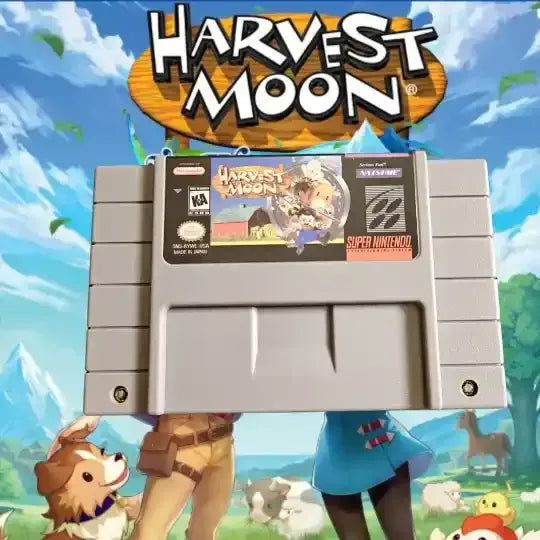 Harvest Moon for SNES – front view