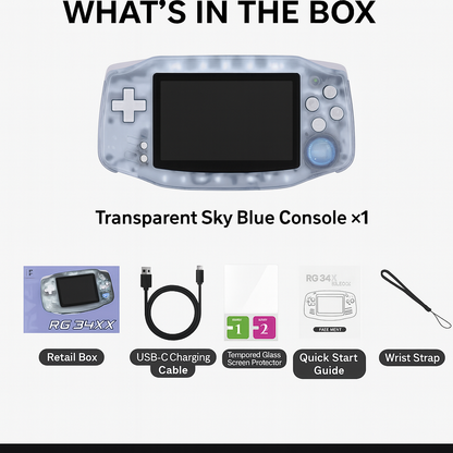Anbernic RG34XX Handheld Console 3.4-inch HD Screen 5000+ Games – photo 13 of 16