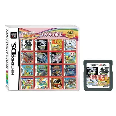 Pokemon 468 in 1 Combo Game Replacement for Nintendo DS – front view
