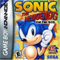 Sonic The Hedgehog Genesis for Gameboy Advance – front view