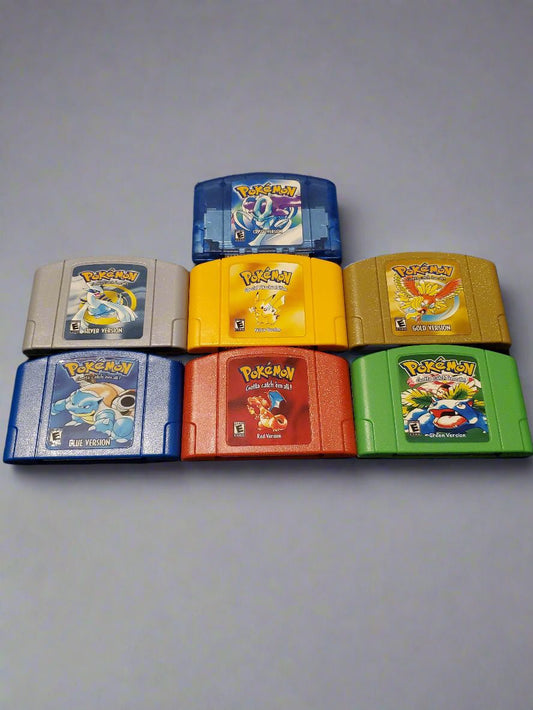 Pokemon 7 Game Collection for Nintendo 64 – front view