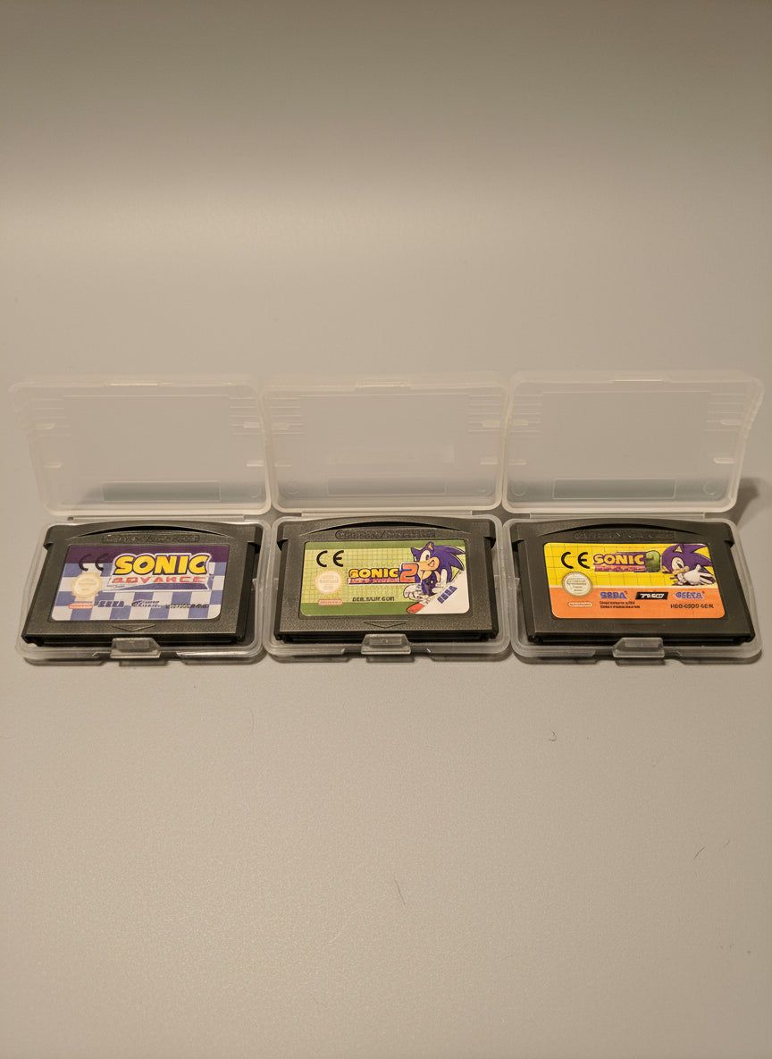 Sonic Advance 1, 2 & 3 Collection for Game Boy Advance – front view