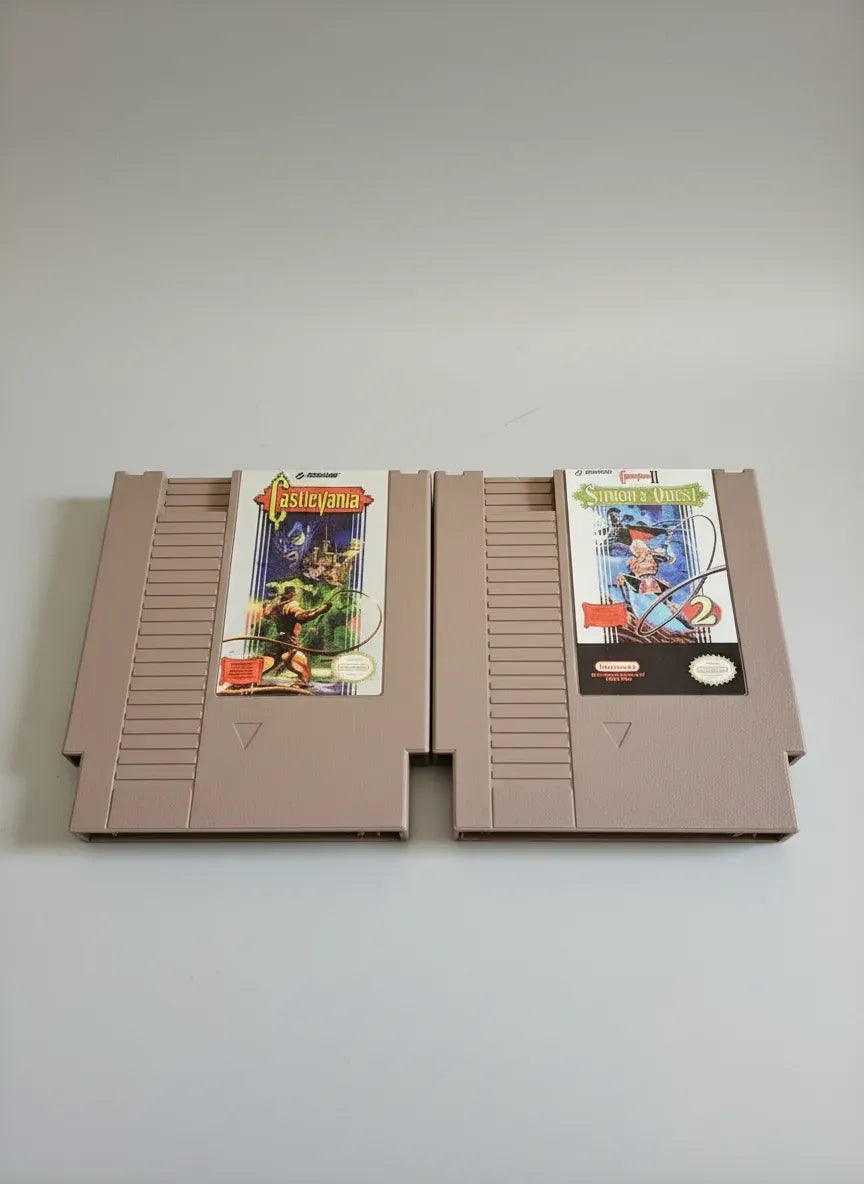 Castlevania and Castlevania 2 Simon's Quest for NES Bundle – front view