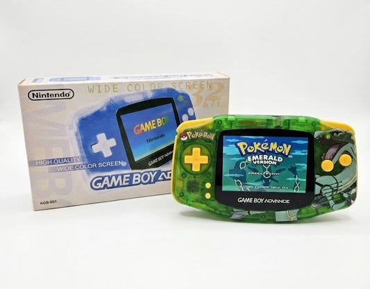 Rayquaza Edition Game Boy Advance Console with IPS Display – front view