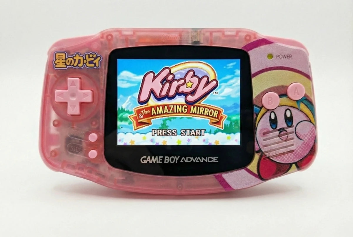 Kirby Edition Gameboy Advance Console with IPS Backlit Display – photo 4 of 7