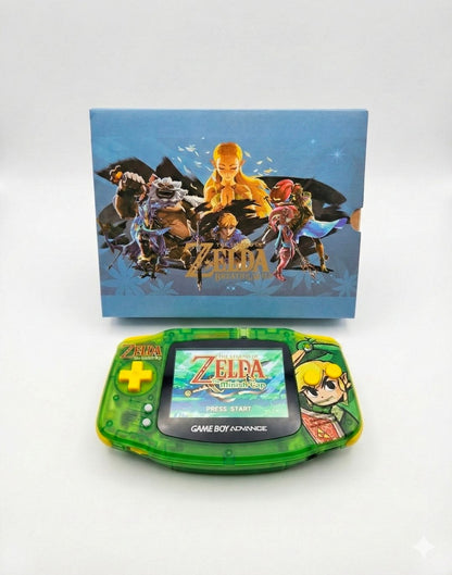 Zelda Gameboy Advance Console with IPS Screen – front view