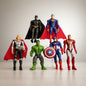Superhero Action Figure Set 6-Piece Collection – front view