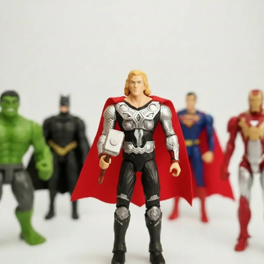 Superhero Action Figure Set 6-Piece Collection – photo 6 of 7