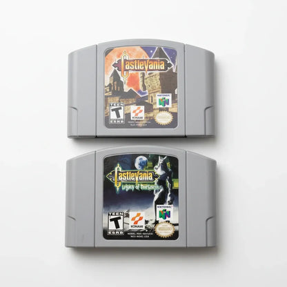 Castlevania and Castlevania Legacy of Darkness Nintendo 64 Bundle – front view