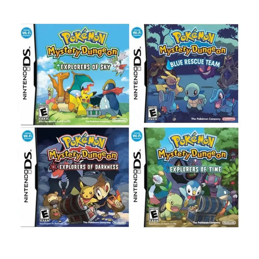 Pokemon Mystery Dungeon Series for Nintendo DS Complete Bundle – front view