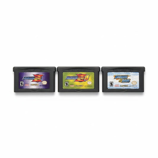 Mega Man Zero and Mega Man & Bass Bundle for Gameboy Advance – front view