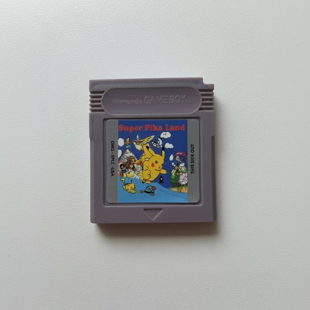 Super Pika Land for Game Boy Color Platformer ROM Hack – front view