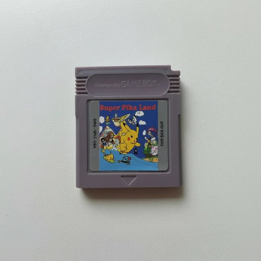 Super Pika Land for Game Boy Color Platformer ROM Hack – front view