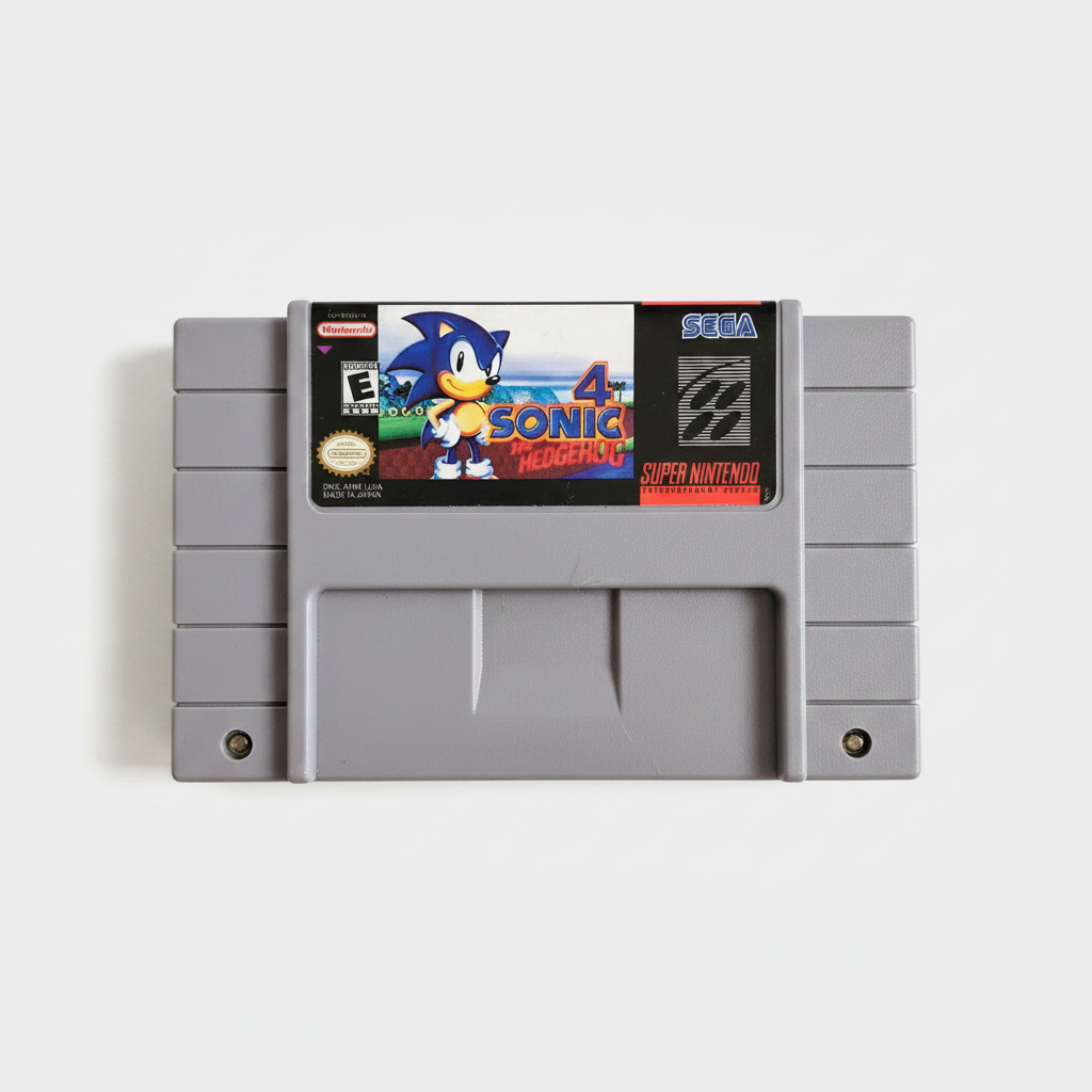 Sonic The Hedgehog 4 SNES Cartridge New Condition – photo 2 of 4