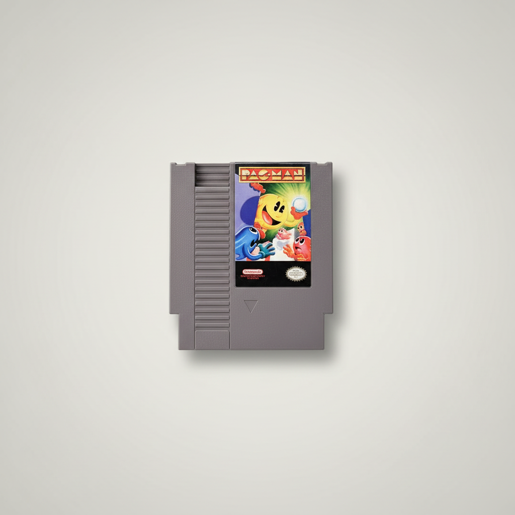 Pac-Man for Nintendo Entertainment System (NES) New Cartridge – front view