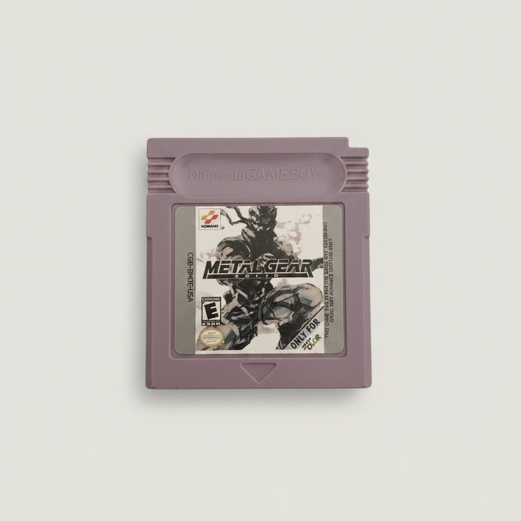Metal Gear Solid for Gameboy Color Handheld System – front view